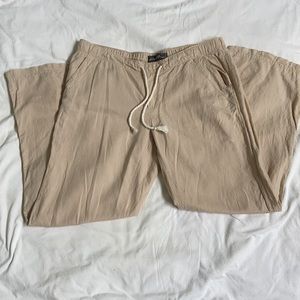 Eddie Bauer Linen draw string pants